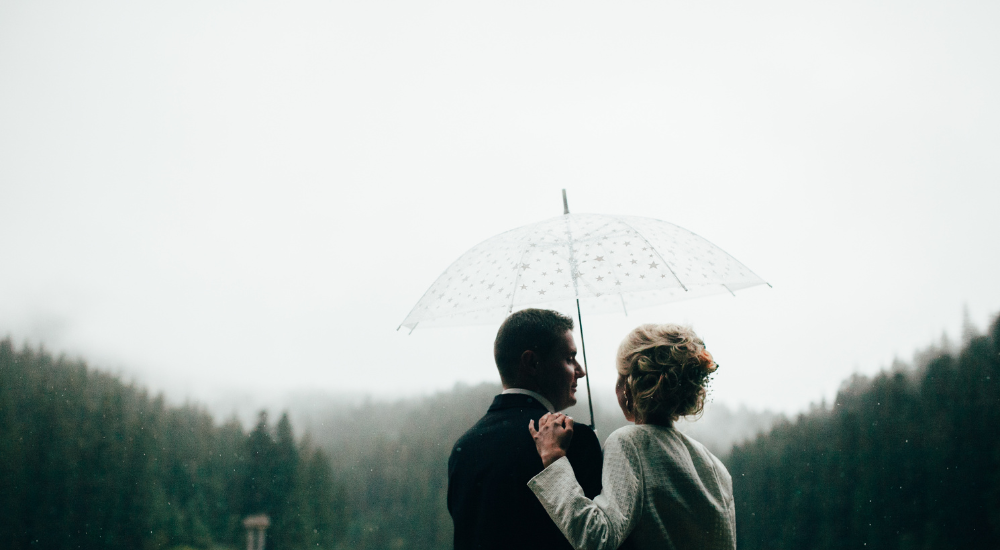 What to Do If It Rains on Your Wedding Day