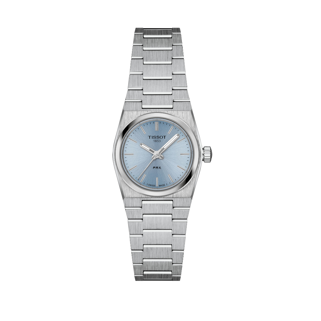 TISSOT PRX 水色 ステンレス Tissot PRX Powermatic 80, Ice Blue Dial