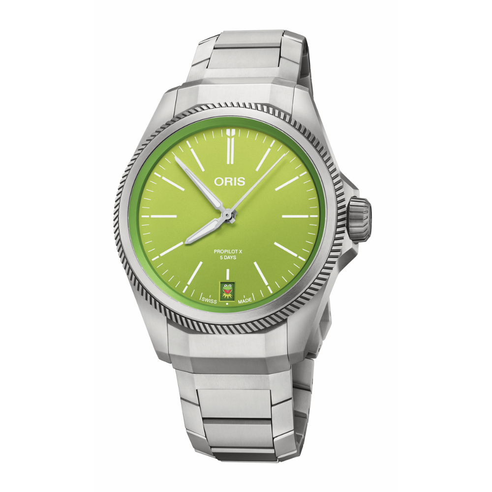 Oris ProPilot X Kermit Edition Watch 01 400 7778 7157-Set