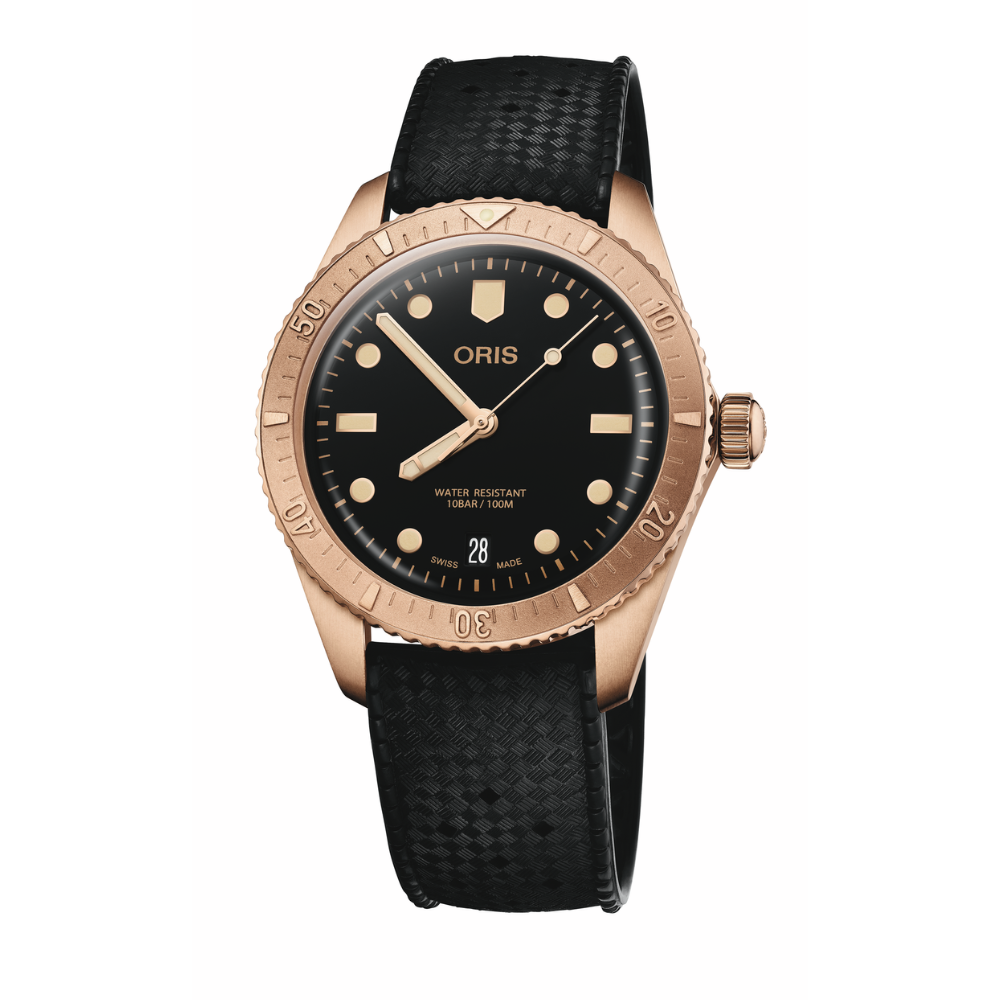 Oris Divers Sixty-Five Date Cotton Candy Sepia Watch 01 733 7771 3154-07 4 19 18BR