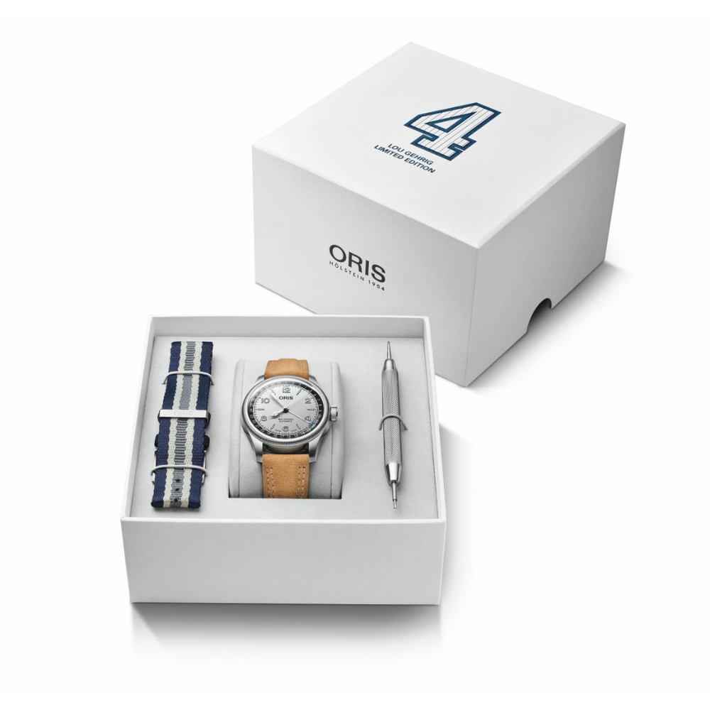 Oris Lou Gehrig Limited Edition Watch 01 754 7785 4091-Set