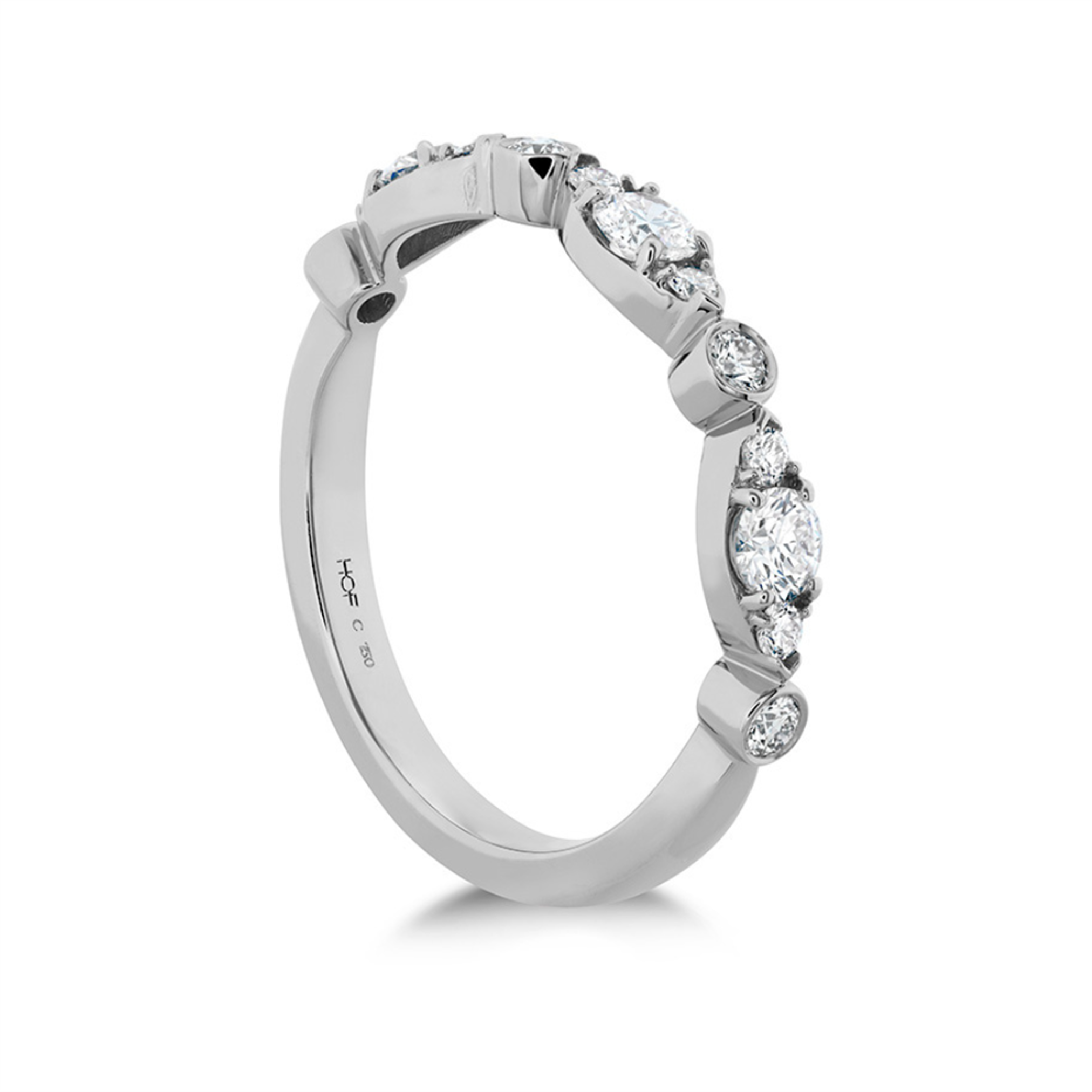 Hearts on Fire Bezel Regal Band