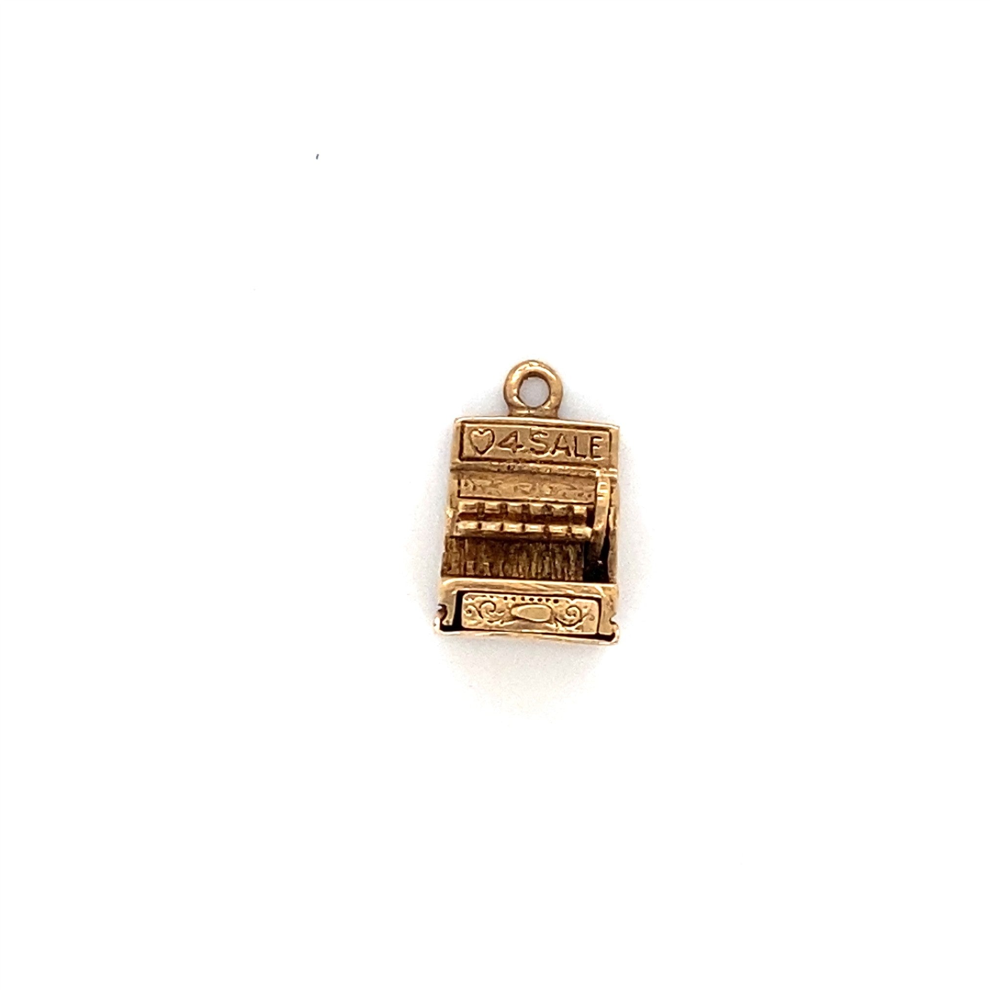 14K Cash Register Charm