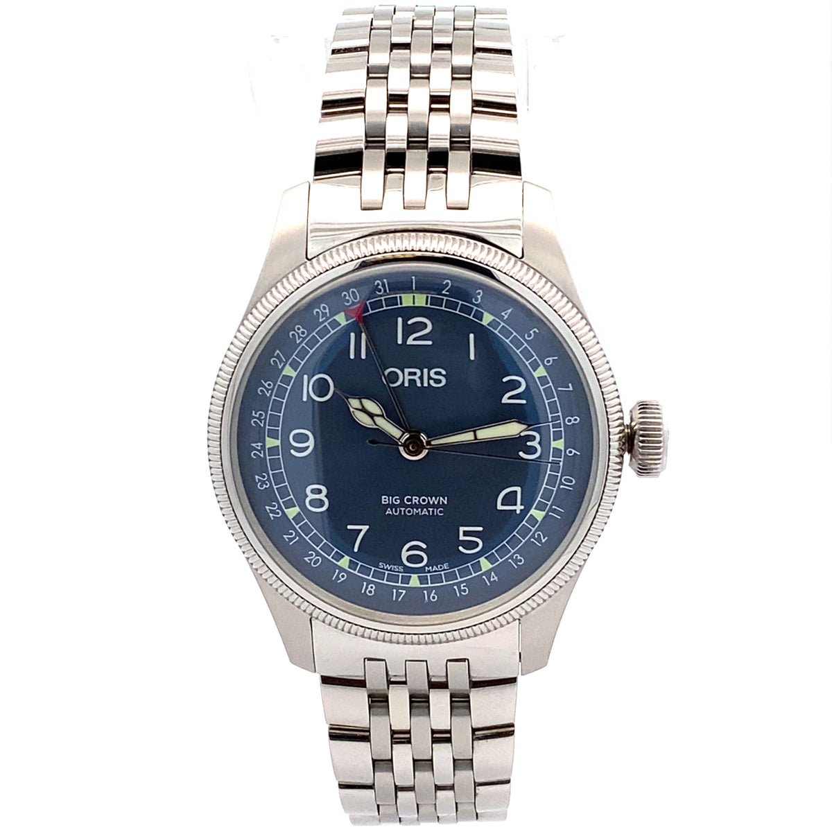 Pre-Owned Oris Big Crown Pointer Date 01 754 7785 4065-07 8 20 02
