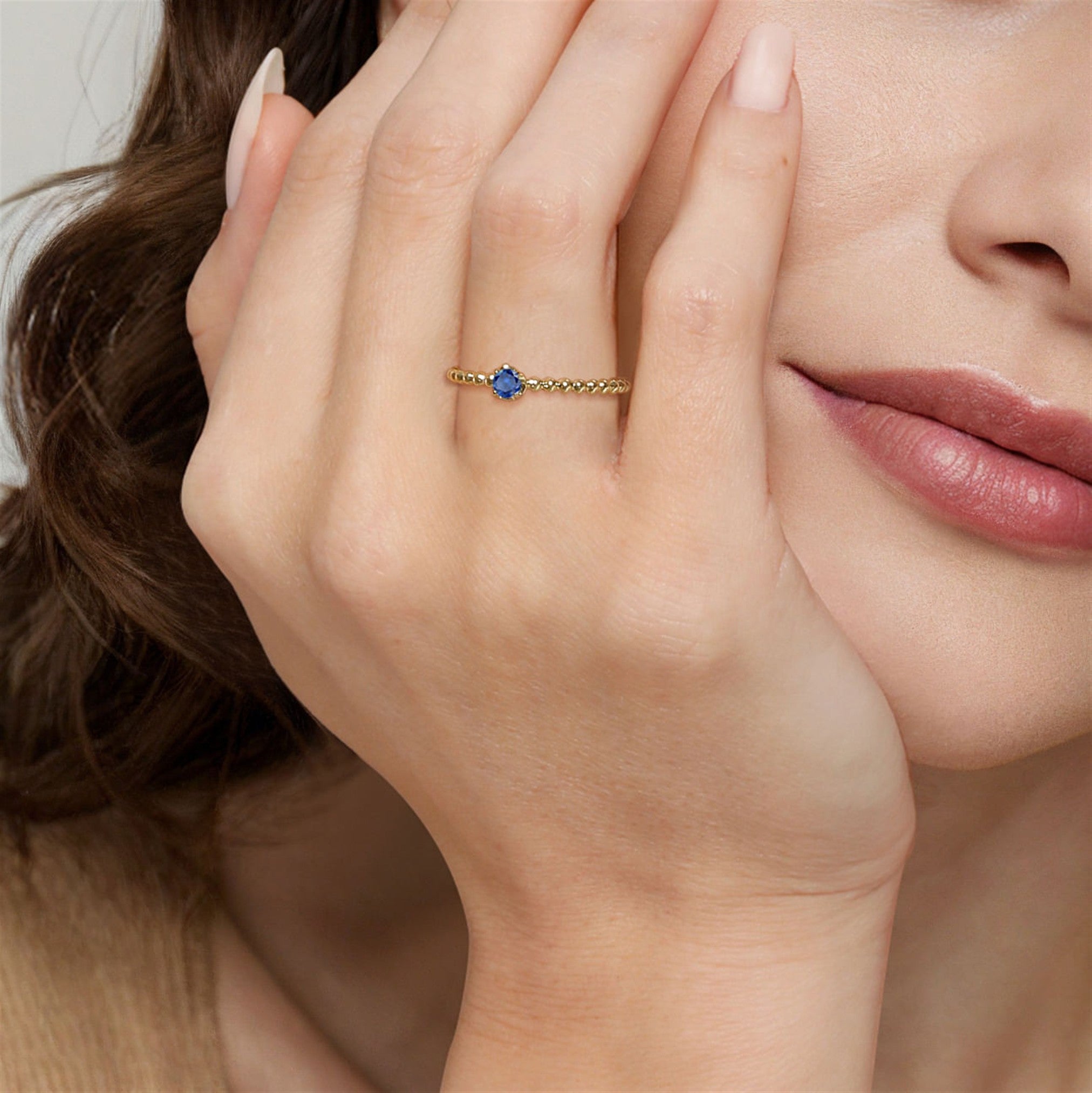 Gabriel & Co. Sapphire Stackable Ring