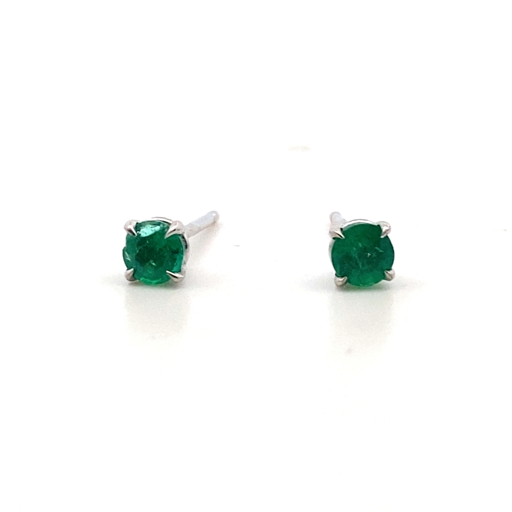 Koser In House
3.5 mm Emerald 
A quality
Studs


These 14-karat