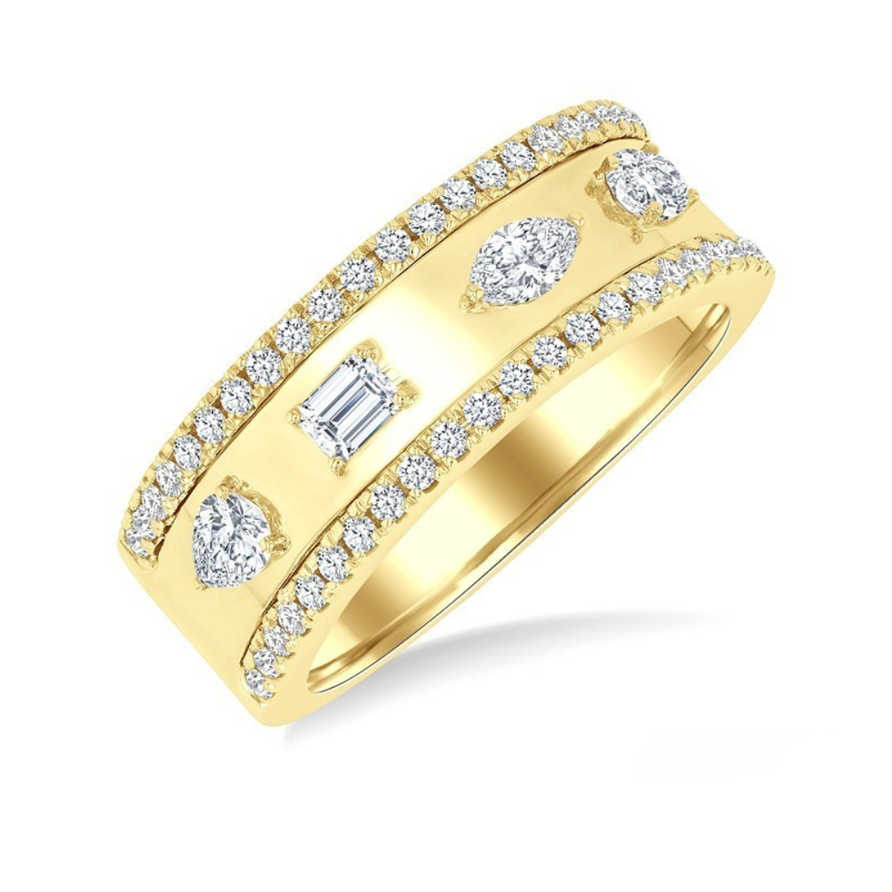 Mixed Shape Diamond Fashion Band