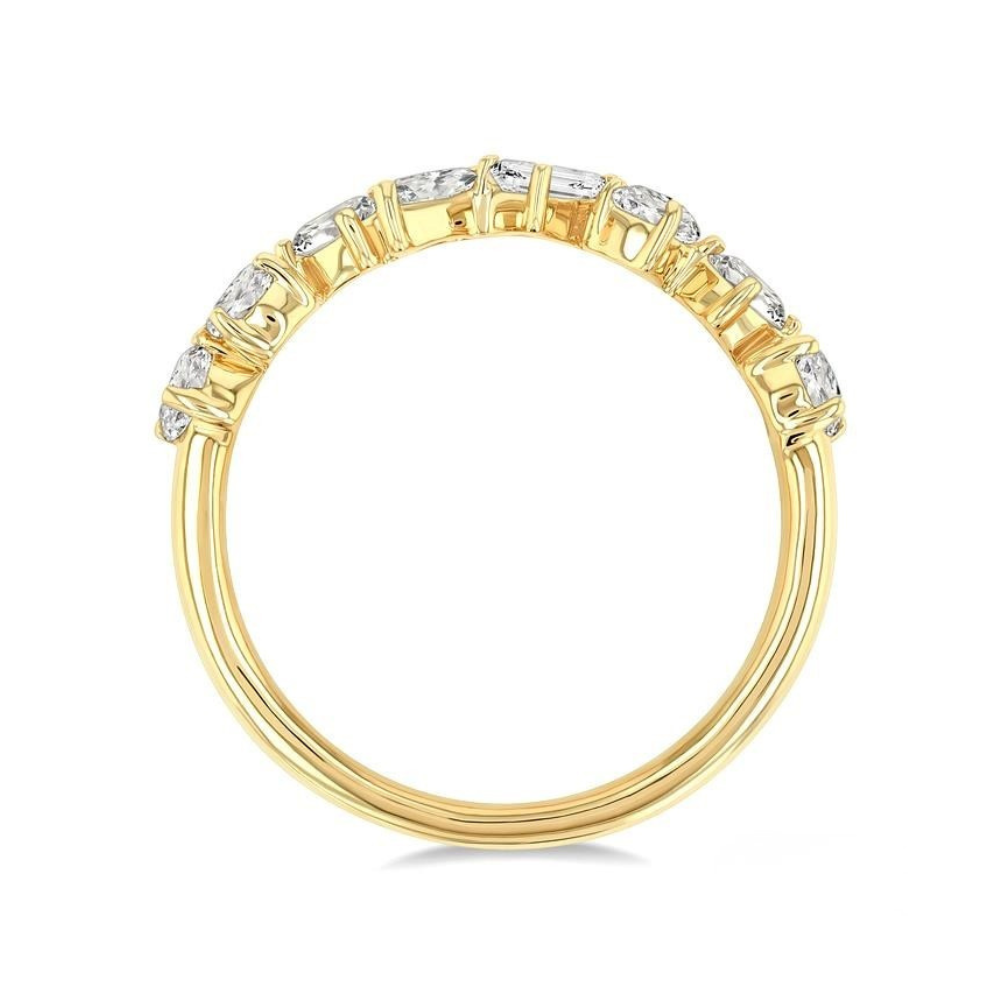 Mixed Shape Diamond Fashion Band