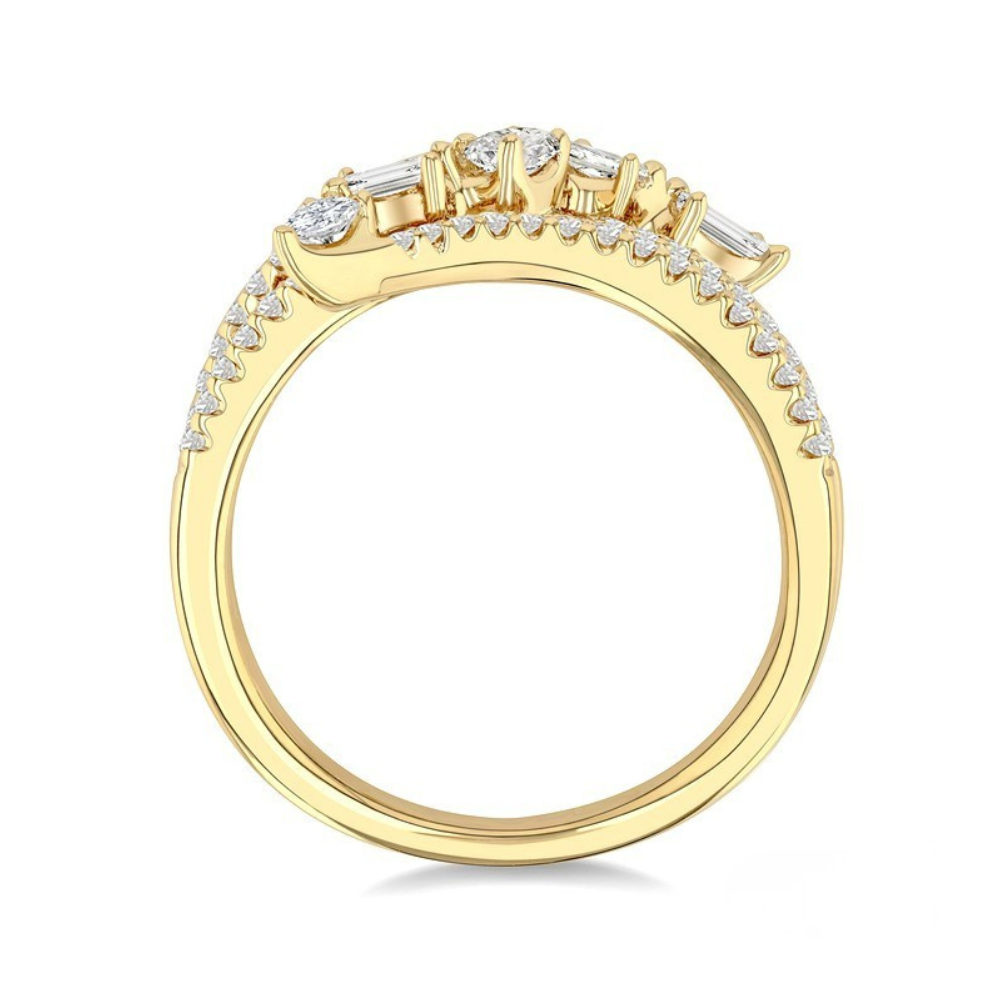 Mixed Shaped Diamond Fashion Ring