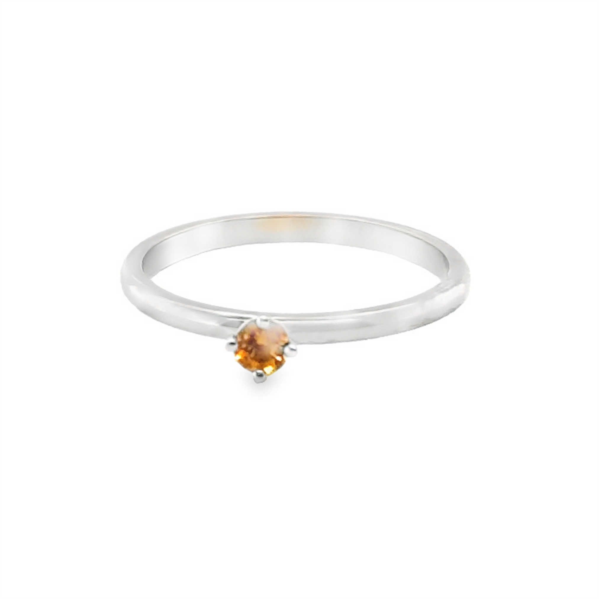 Citrine Stackable Birthstone Ring