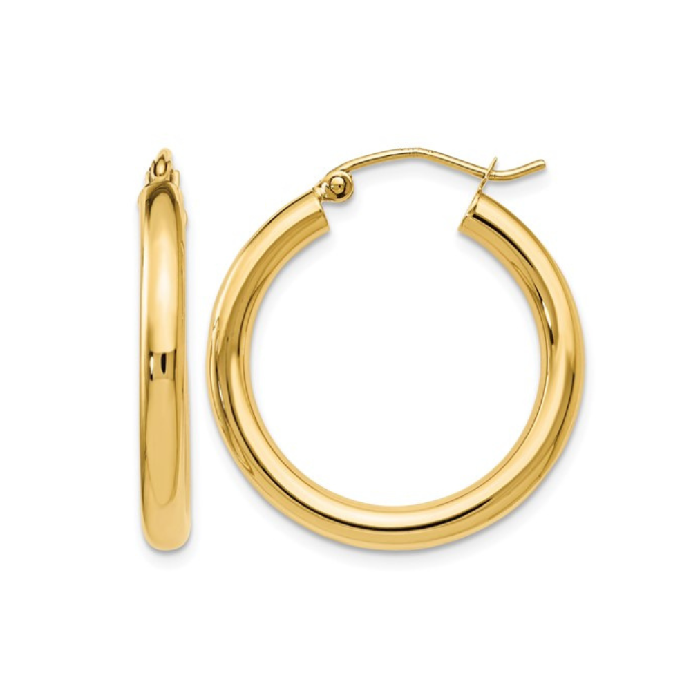 Polished Hoop Earrings