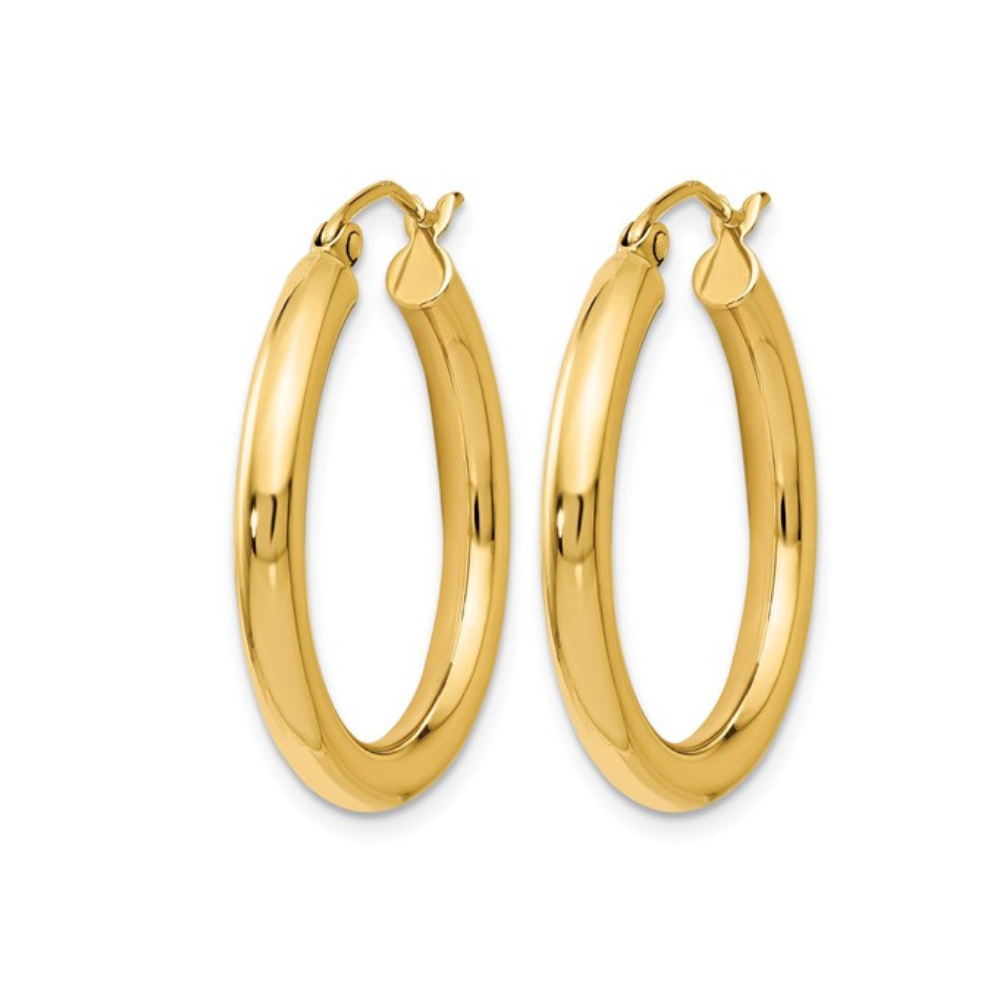Polished Hoop Earrings