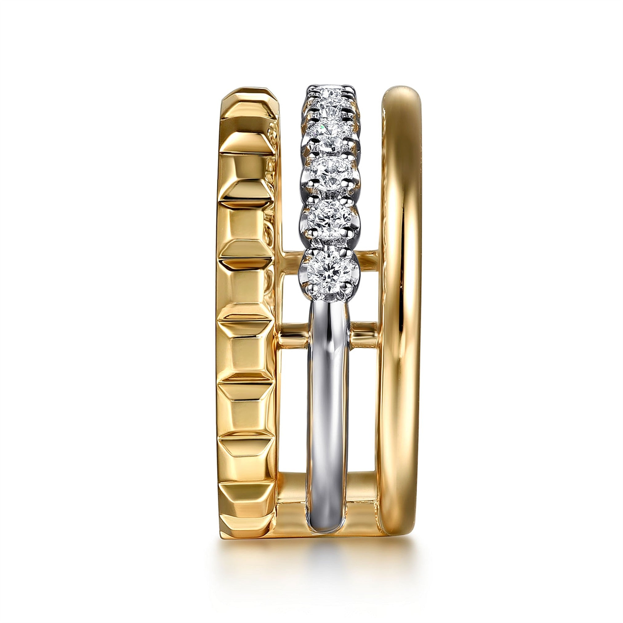 Gabriel & Co. Diamond Easy Stackable Ring