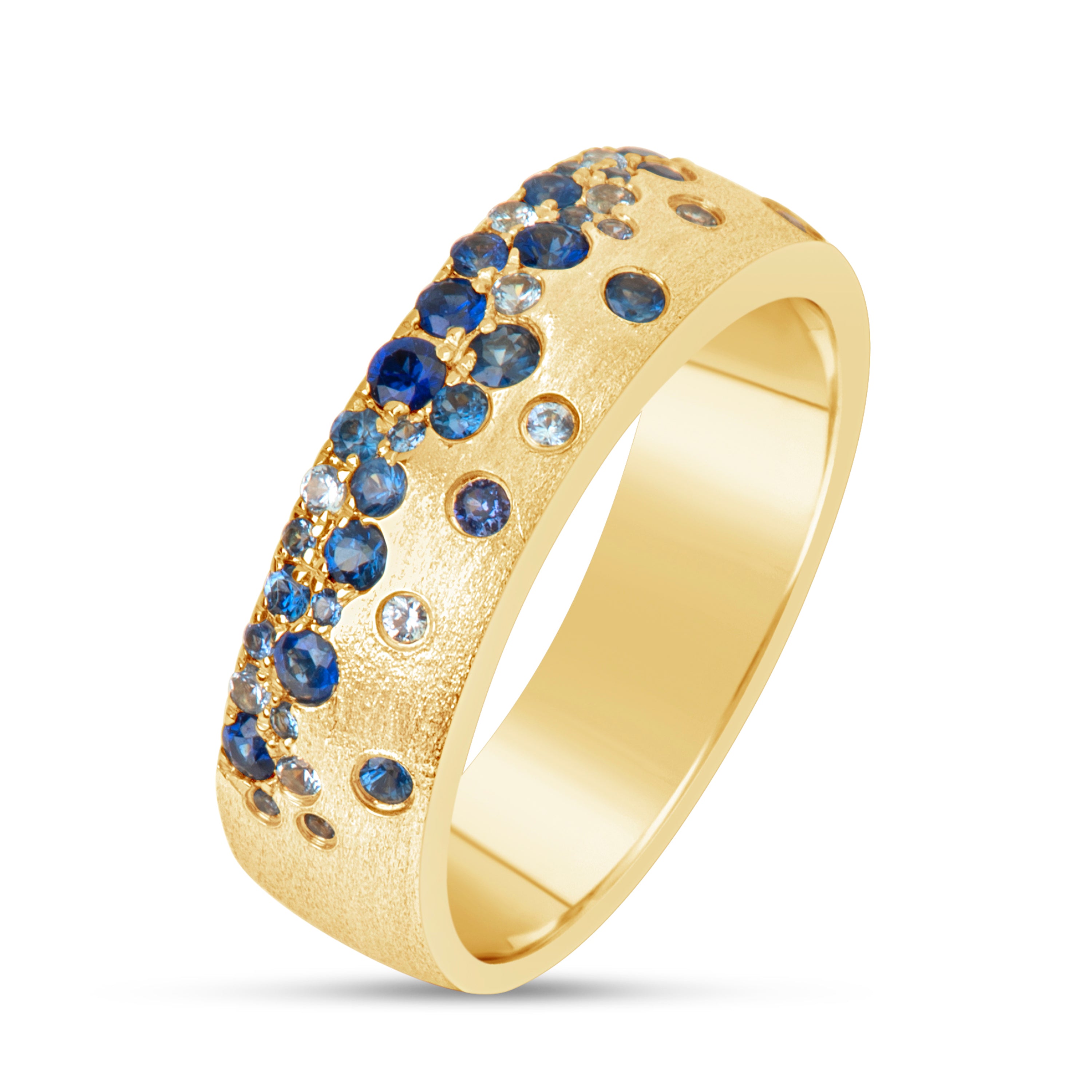 Sapphire Confetti Ring
