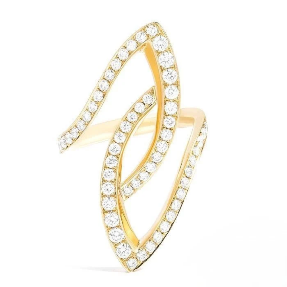ASHI Couture Funky Diamond Fashion Ring