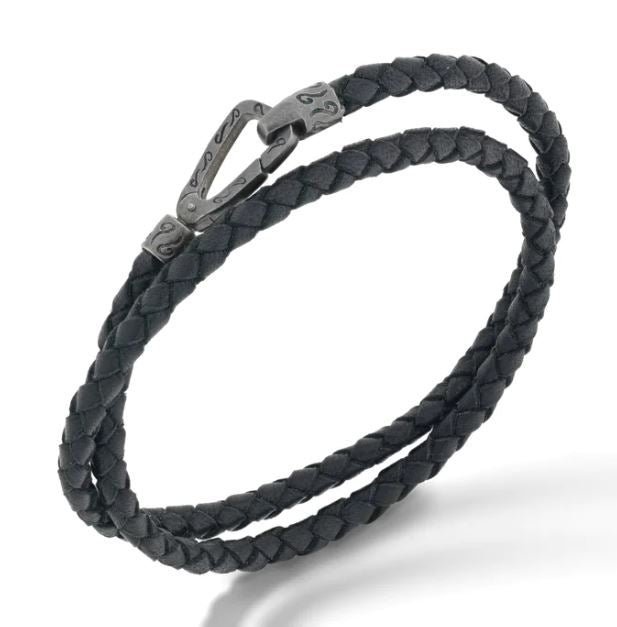 Marco Dal Maso Lash Double Leather Cord Bracelet