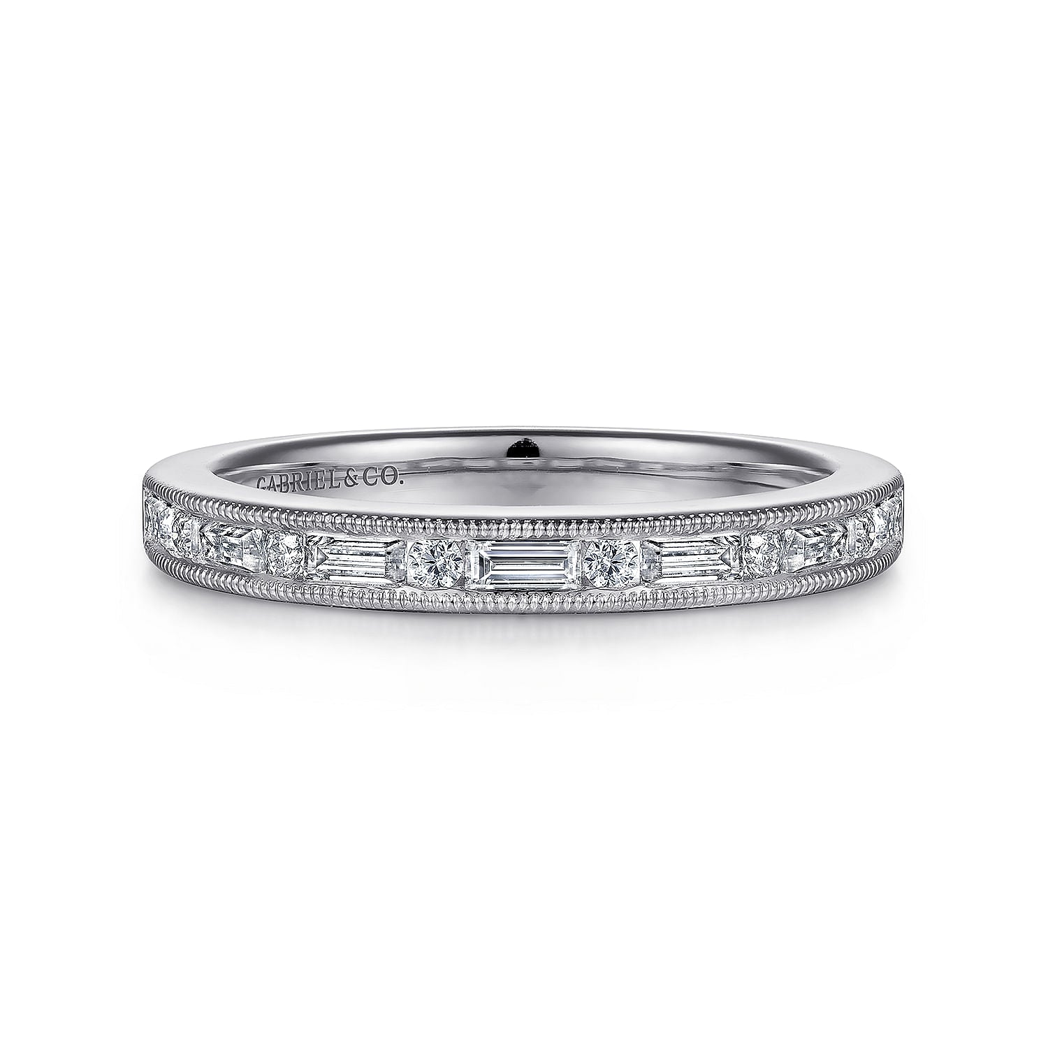 Gabriel & Co. 'Raigne' Channel Set Wedding Band