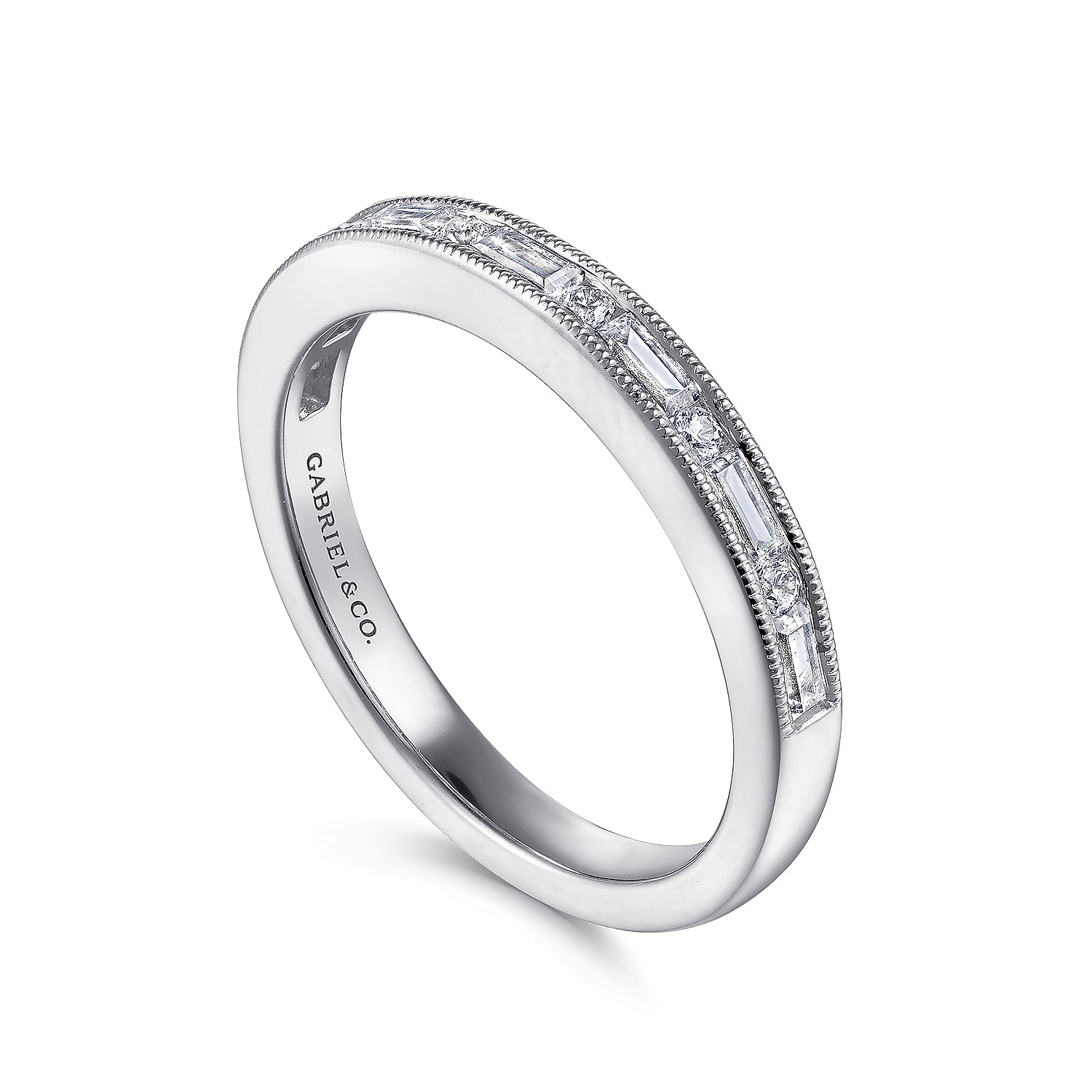 Gabriel & Co. 'Raigne' Channel Set Wedding Band