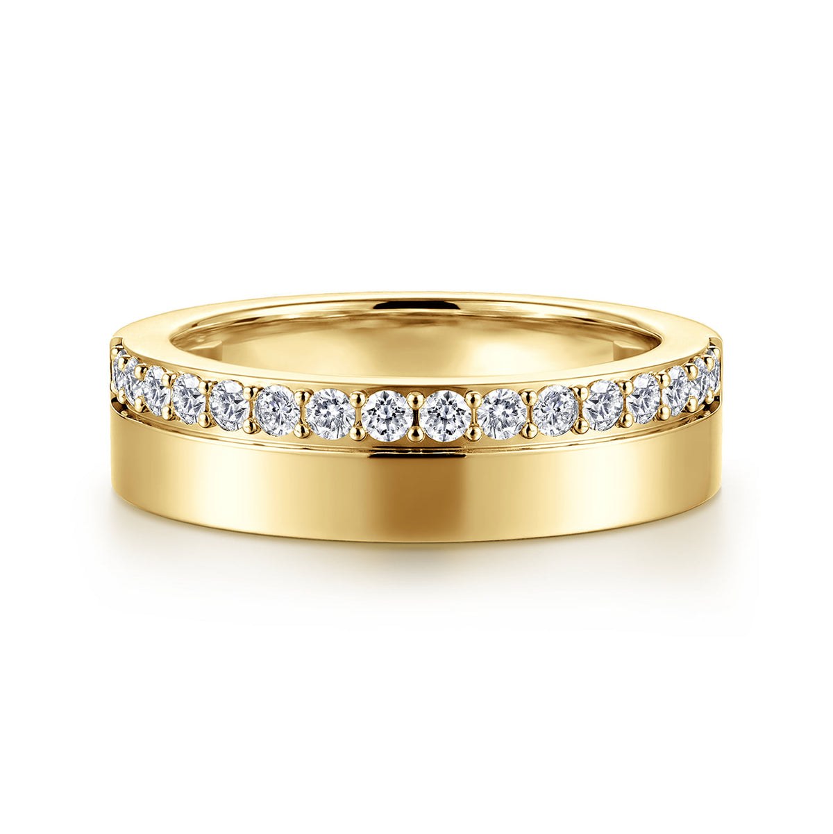 Gabriel & Co. 5mm Diamond Anniversary Cigar Band
