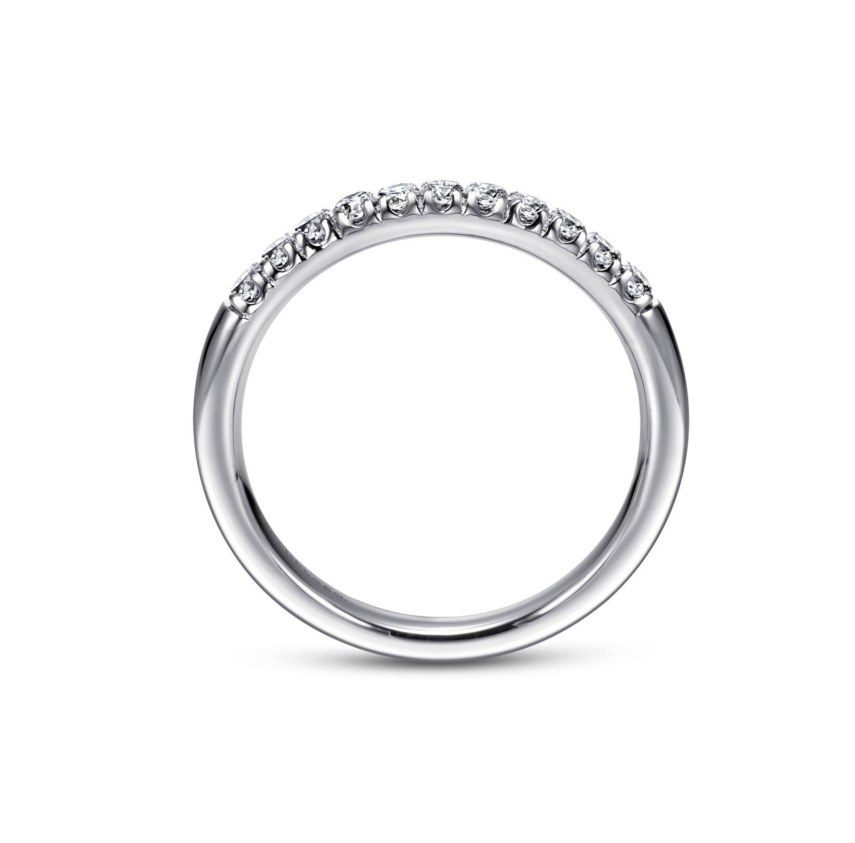 Gabriel & Co. 'Portofino' French Pavé Diamond Band