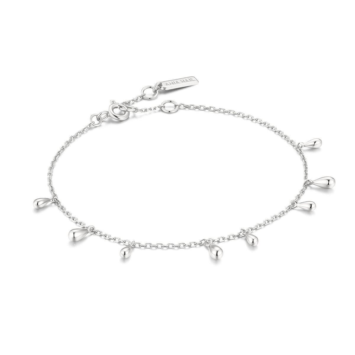 Silver Cluster Station Bracelet