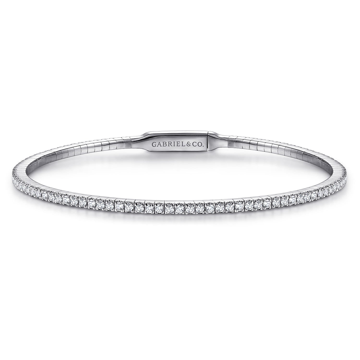 Gabriel & Co. "Demure" Diamond Bangle