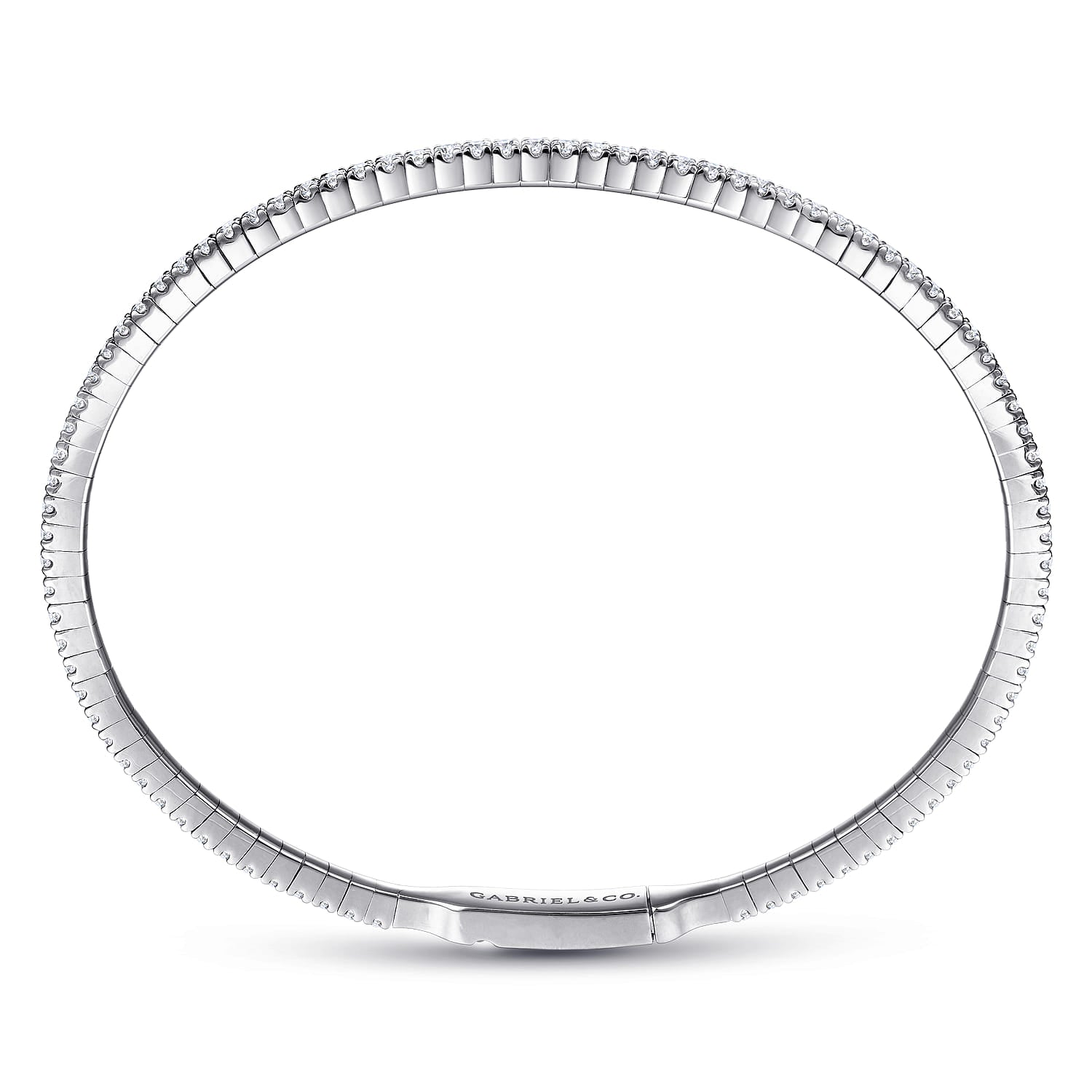 Gabriel & Co. "Demure" Diamond Bangle