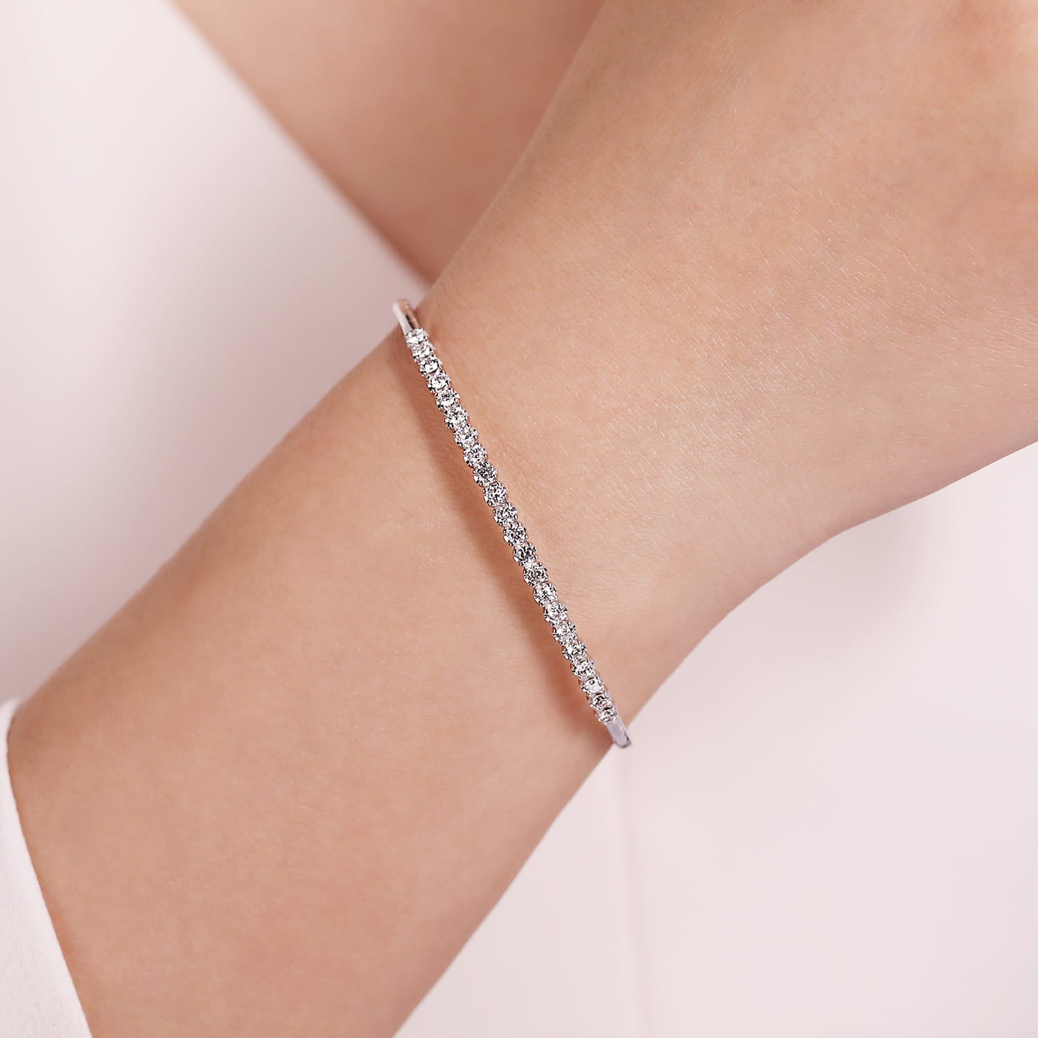 Gabriel & Co. Straight Diamond Bangle