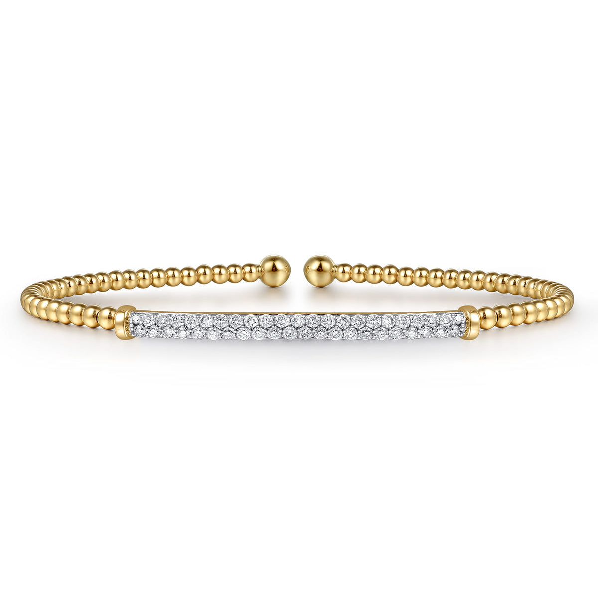 Gabriel & Co. Bujukan Diamond Bar Split Bangle