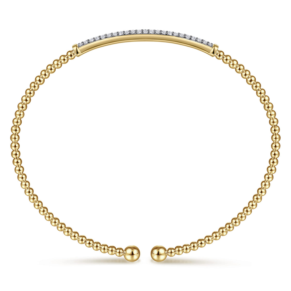 Gabriel & Co. Bujukan Diamond Bar Split Bangle