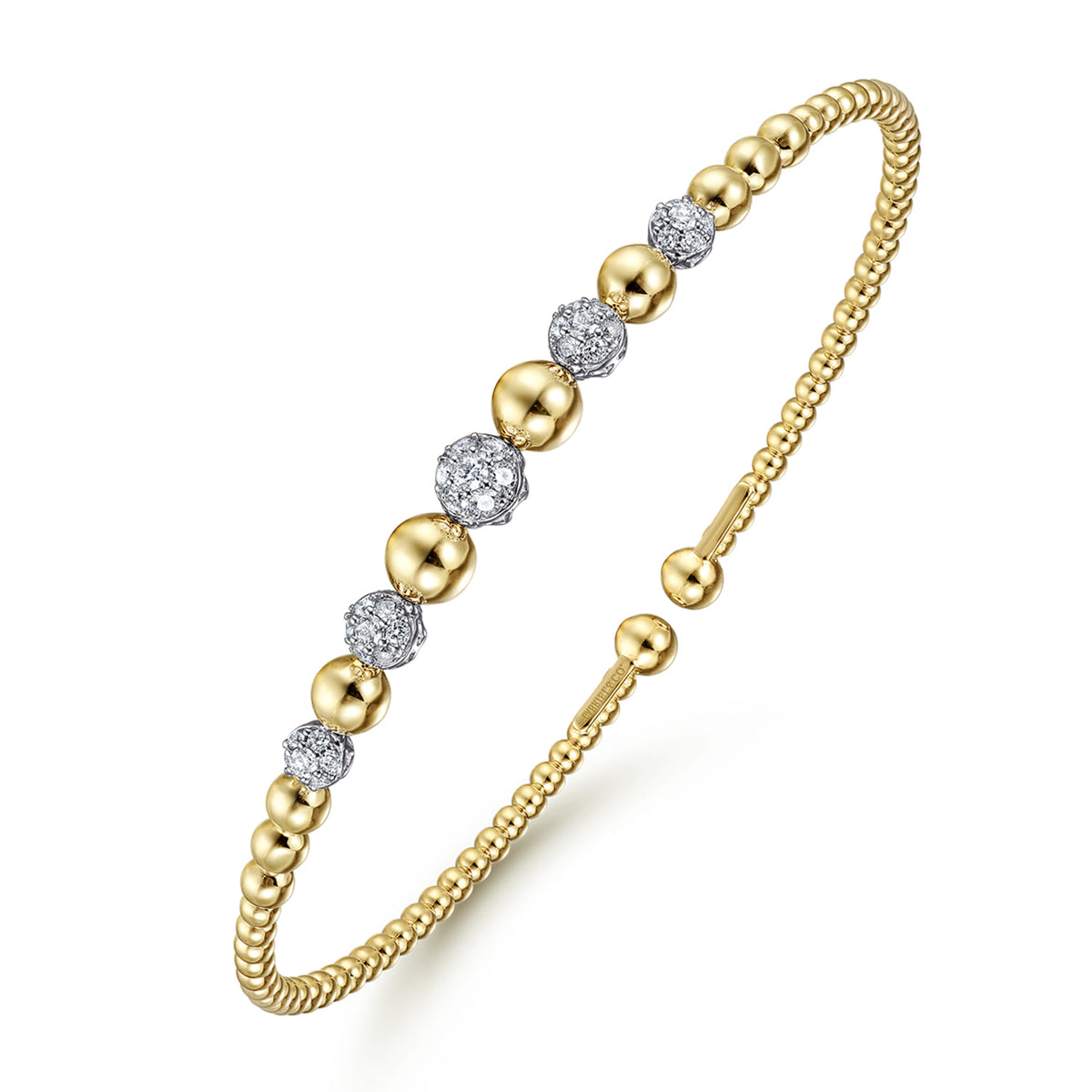 Gabriel & Co. Bujukan Diamond Stations Bangle