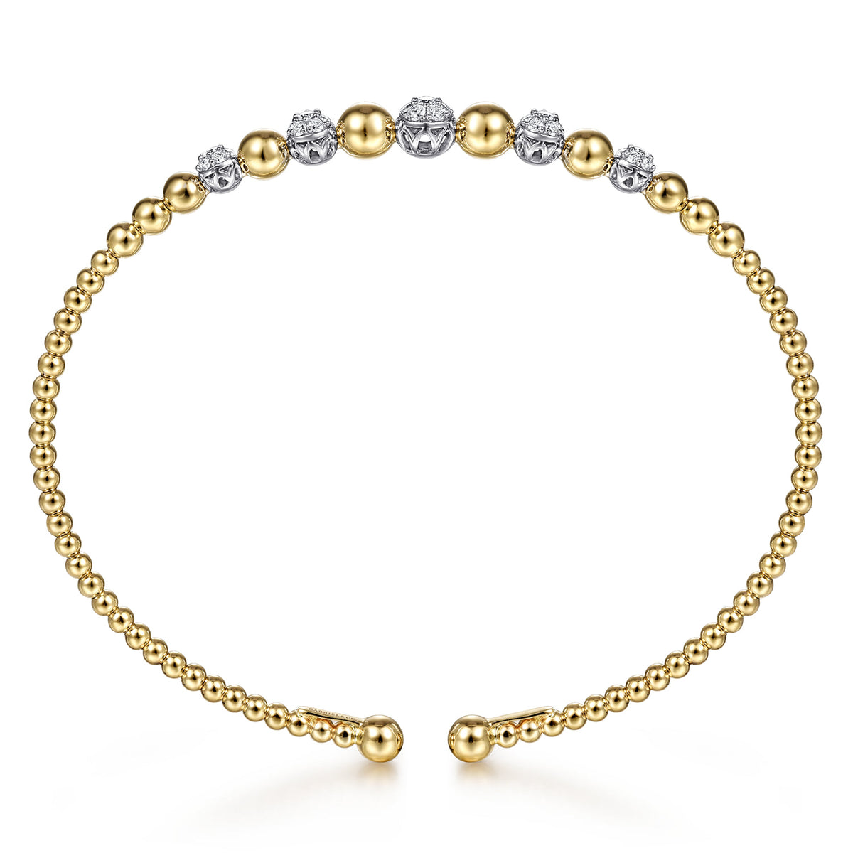 Gabriel & Co. Bujukan Diamond Stations Bangle