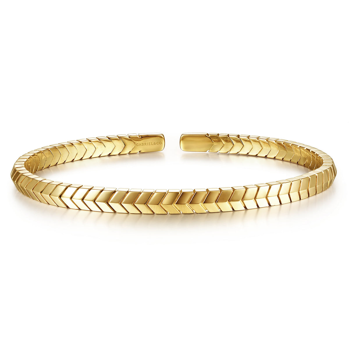 Gabriel & Co. Chevron Split Bangle