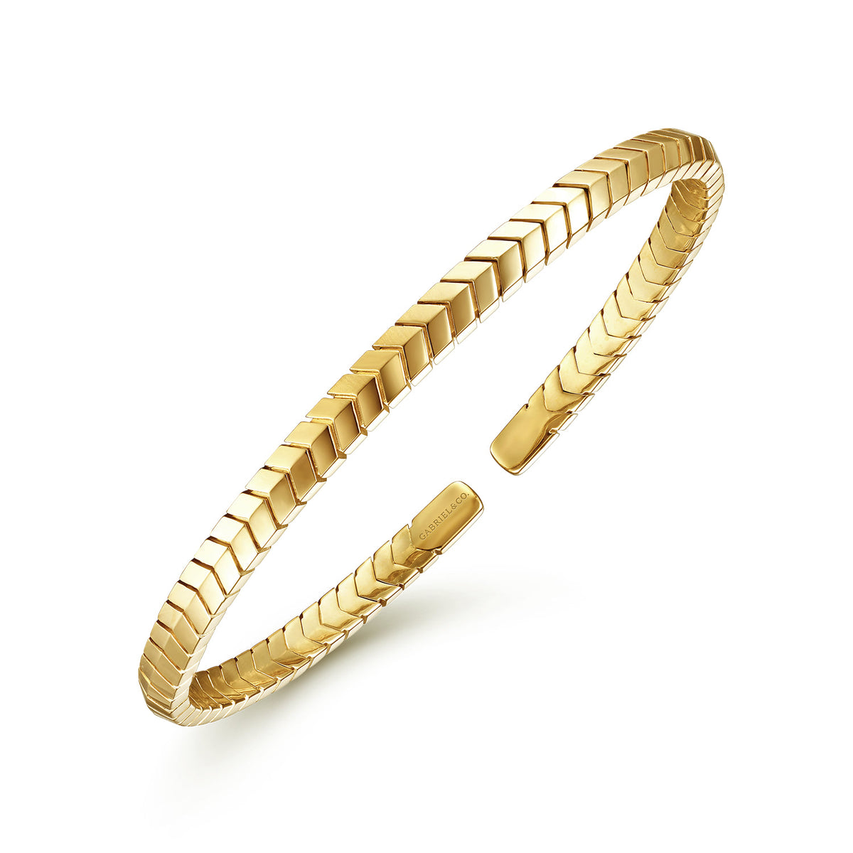 Gabriel & Co. Chevron Split Bangle