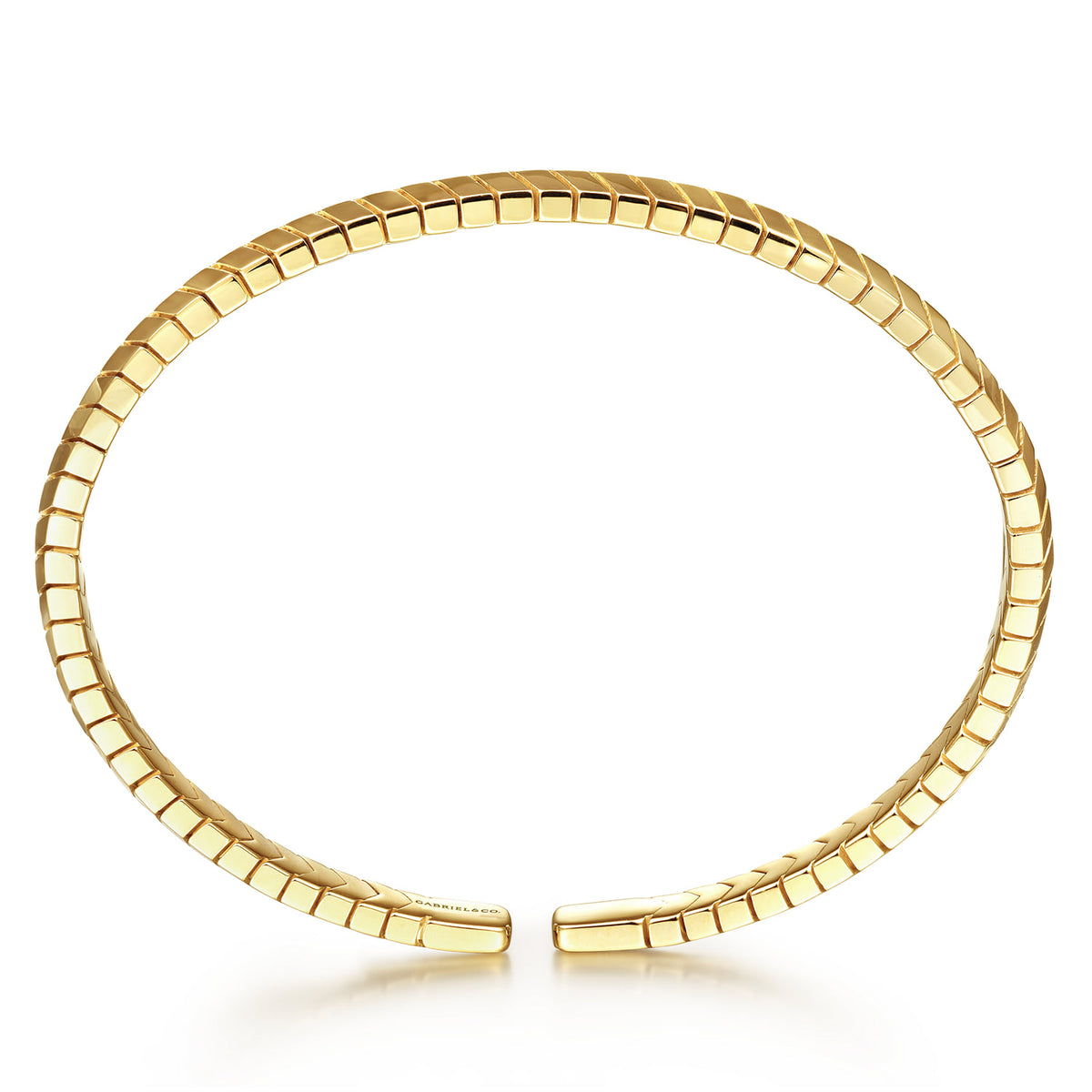 Gabriel & Co. Chevron Split Bangle