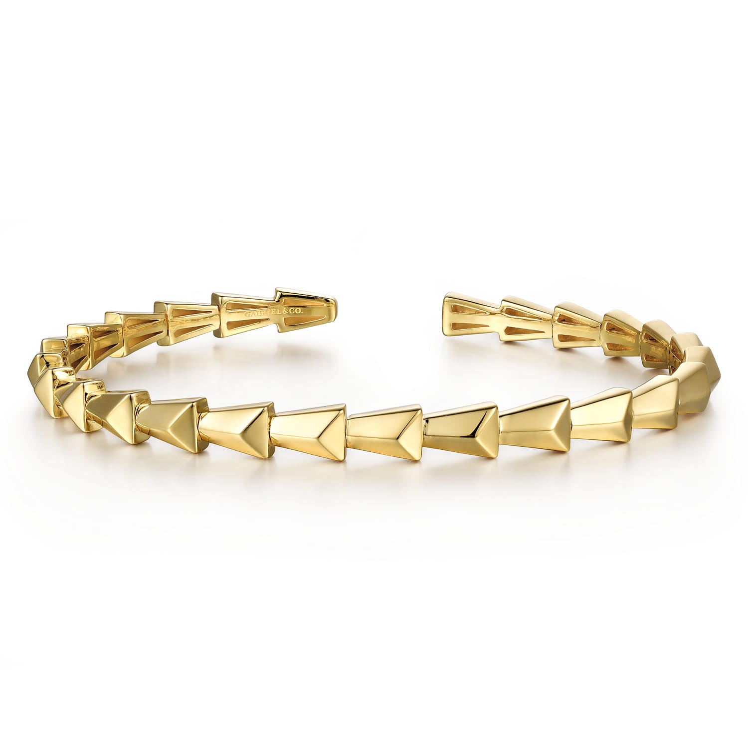Gabriel & Co. Geometric Open Bangle