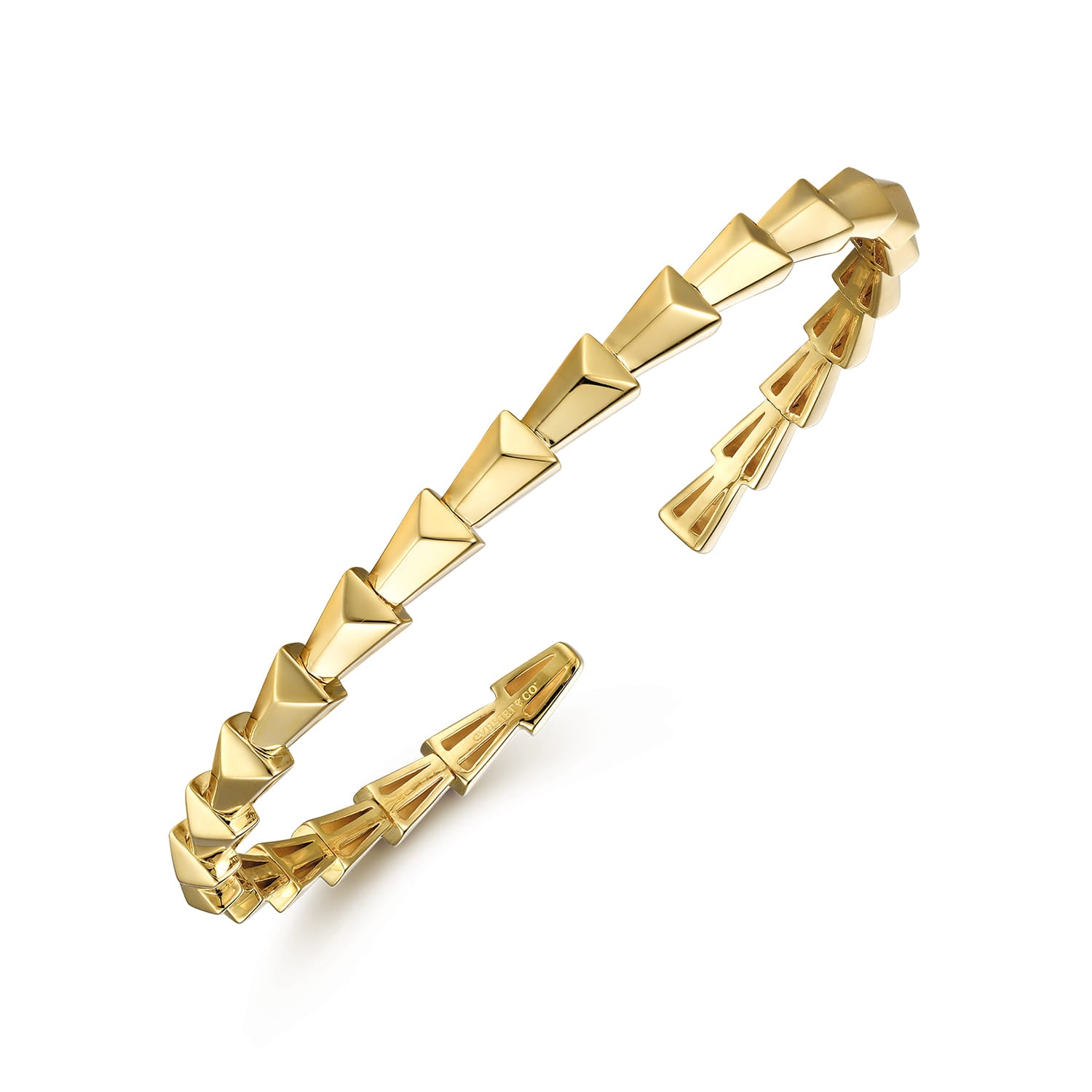 Gabriel & Co. Geometric Open Bangle