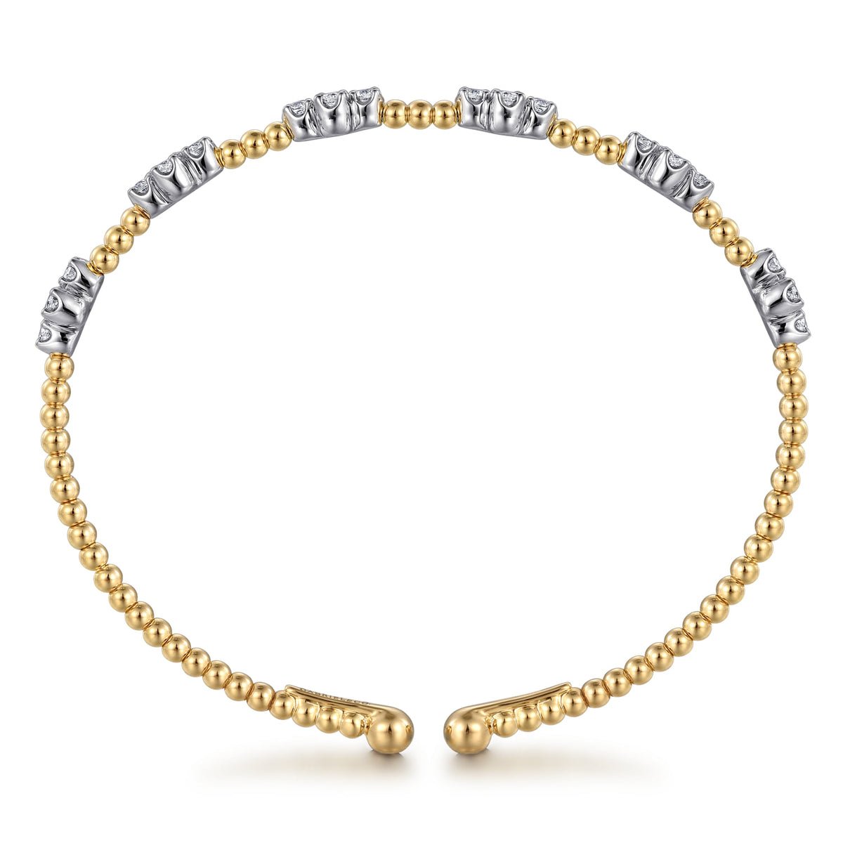 Gabriel & Co. Bujukan Diamond Clover Bangle