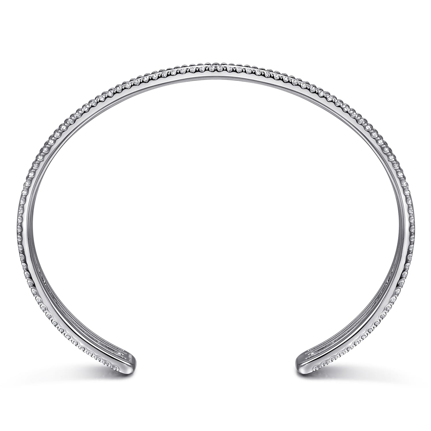 Gabriel & Co. Bujukan White Sapphire Multi Row Cuff