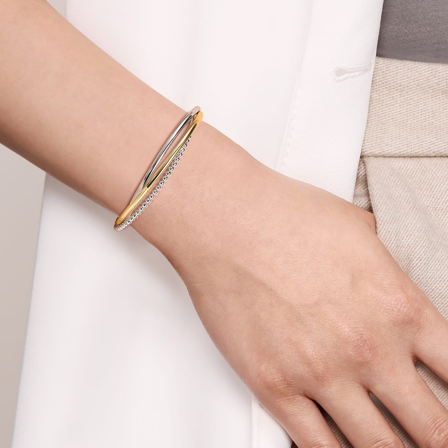 Gabriel & Co. Bujukan Twisted Bangle Bracelet