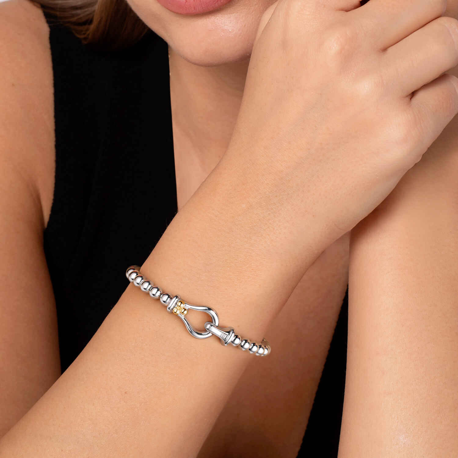 Gabriel & Co. Bujukan Horse Shoe Bangle Bracelet