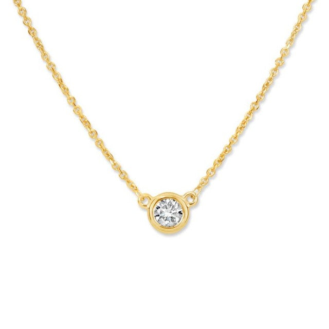 0.25 Carat Diamond Solitaire Pendant