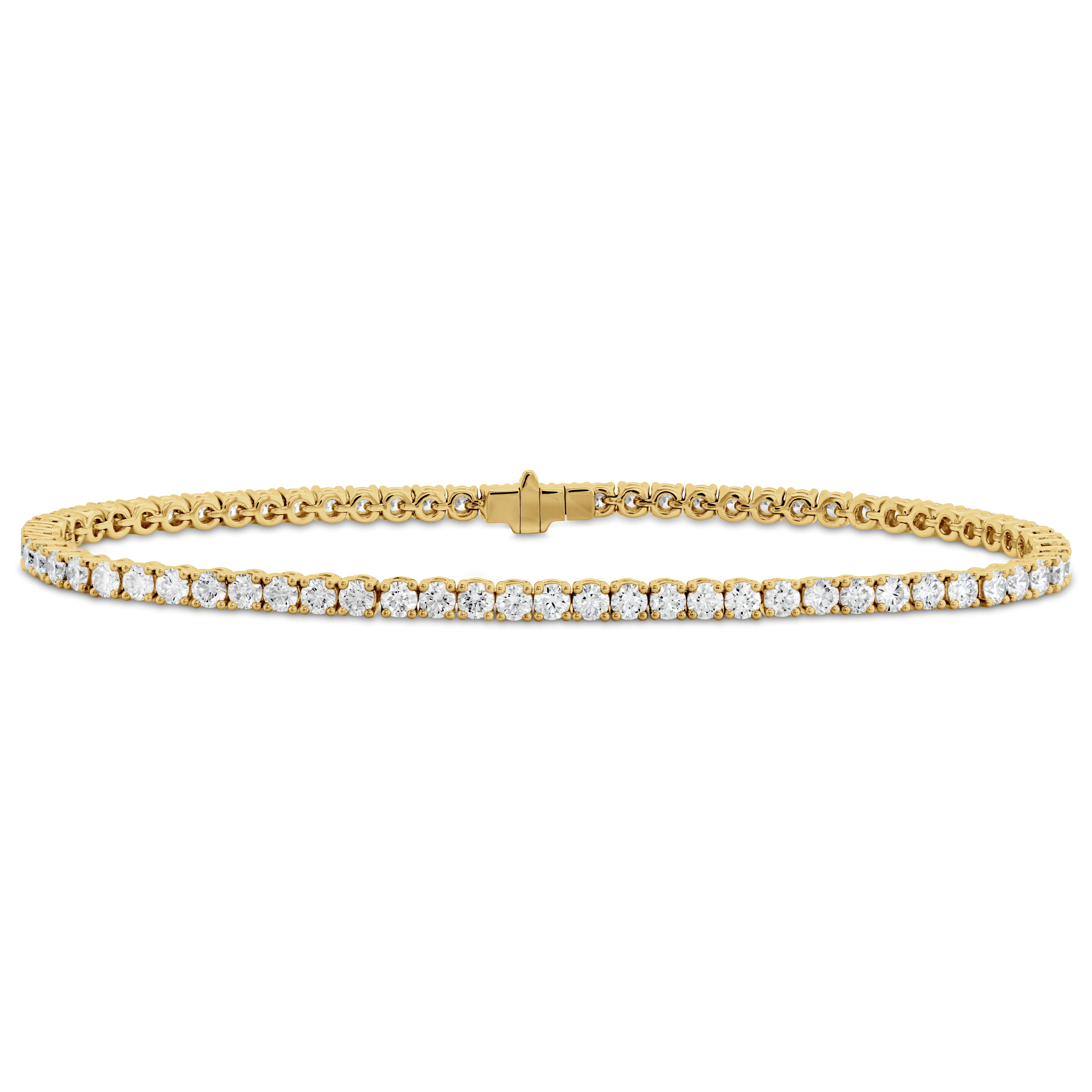 Memoire Classic Diamond Line Bracelet