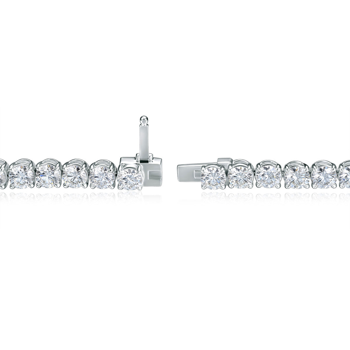 Memoire Classic Four Prong Line Tennis Bracelet