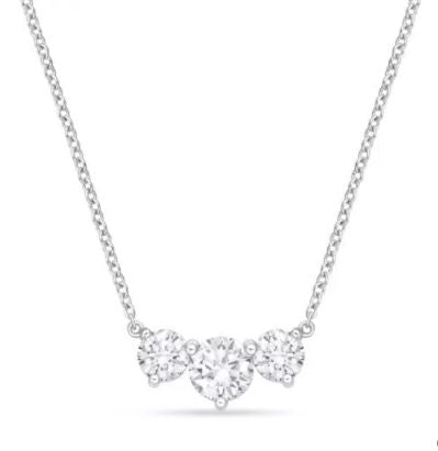 Memoire Small Trinity Diamond Necklace