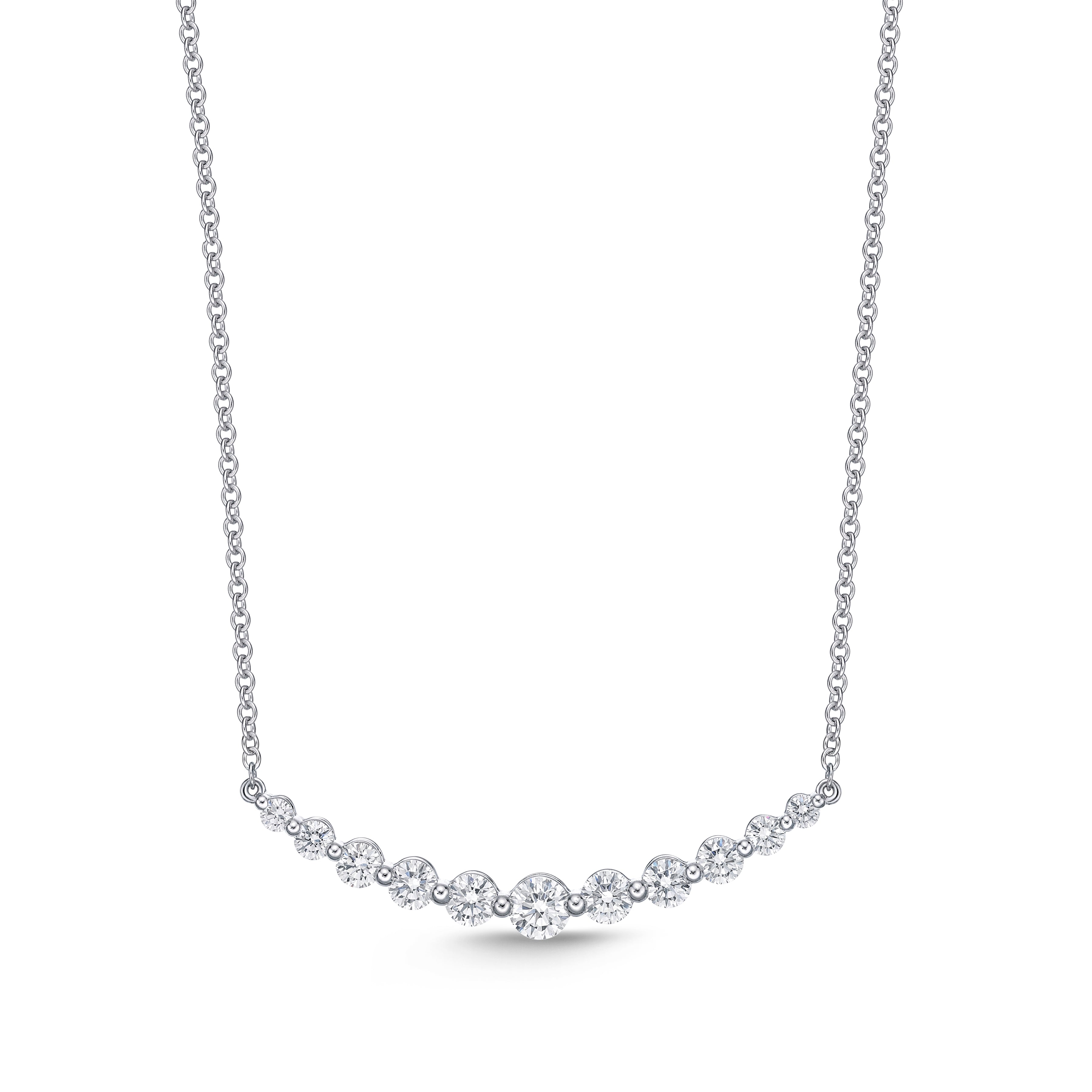 Memoire Diamond Smile Necklace