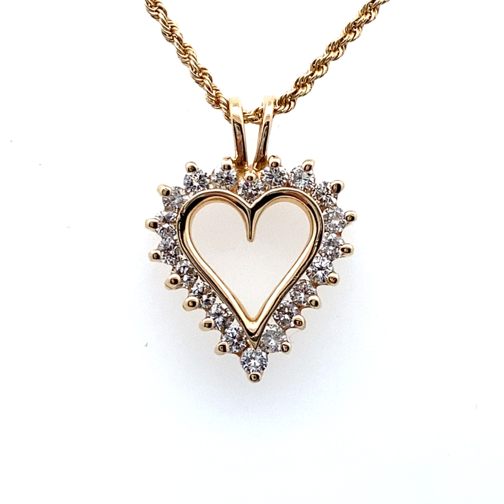 Diamond Heart Pendant