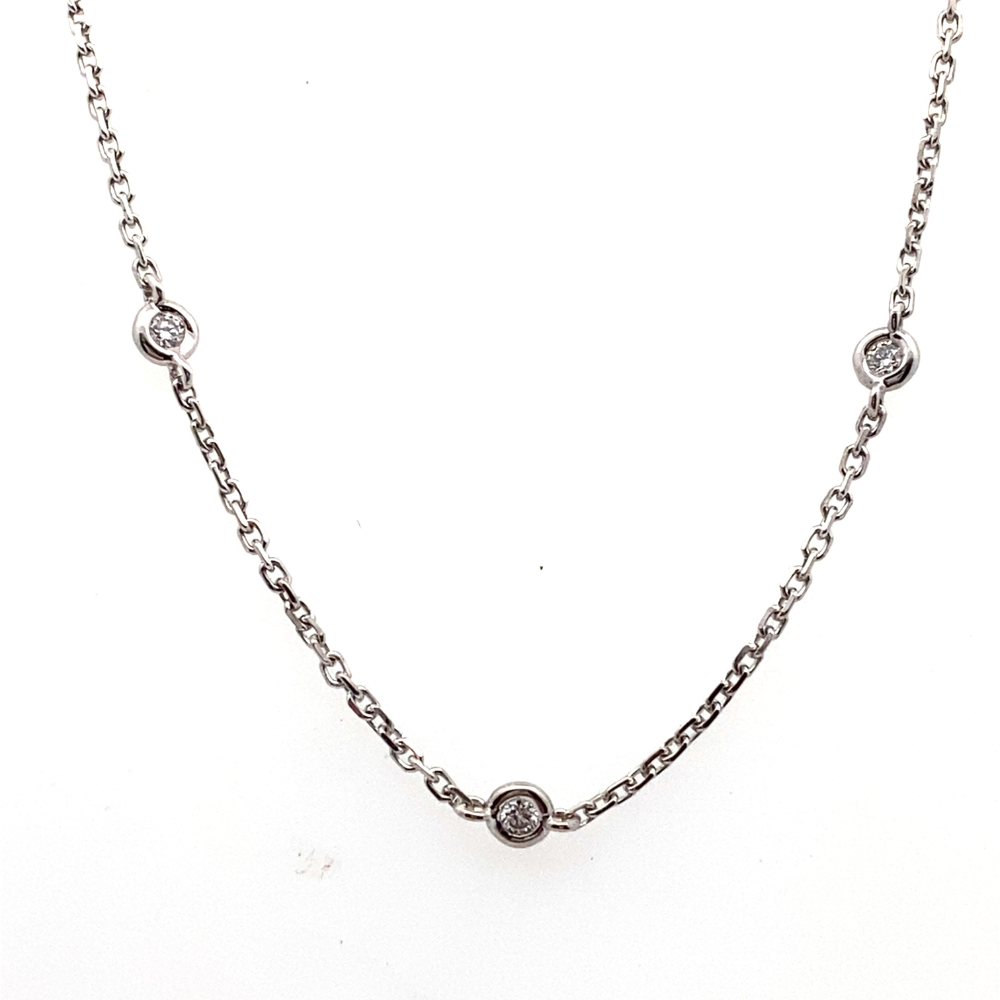 Diamond Station Necklace