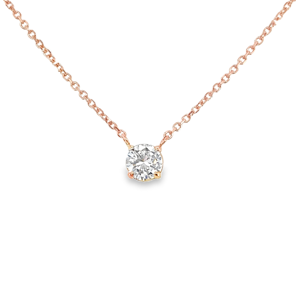 0.38 Carat Solitaire Pendant