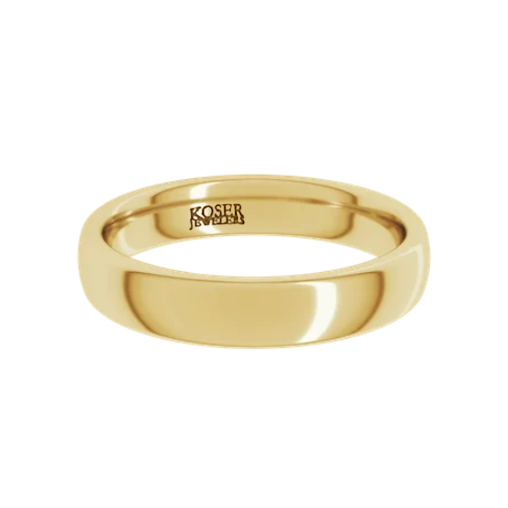 Koser Jewelers Signature Collection 4mm Gold Wedding Band